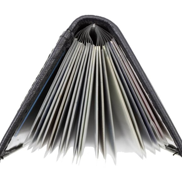 Men Genuine Leather Bifold Credit Card Holder with RFID Blocking - Picture 5 of 13